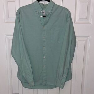 Goodfellow & Co Bright Green Casual Button-Down Shirt